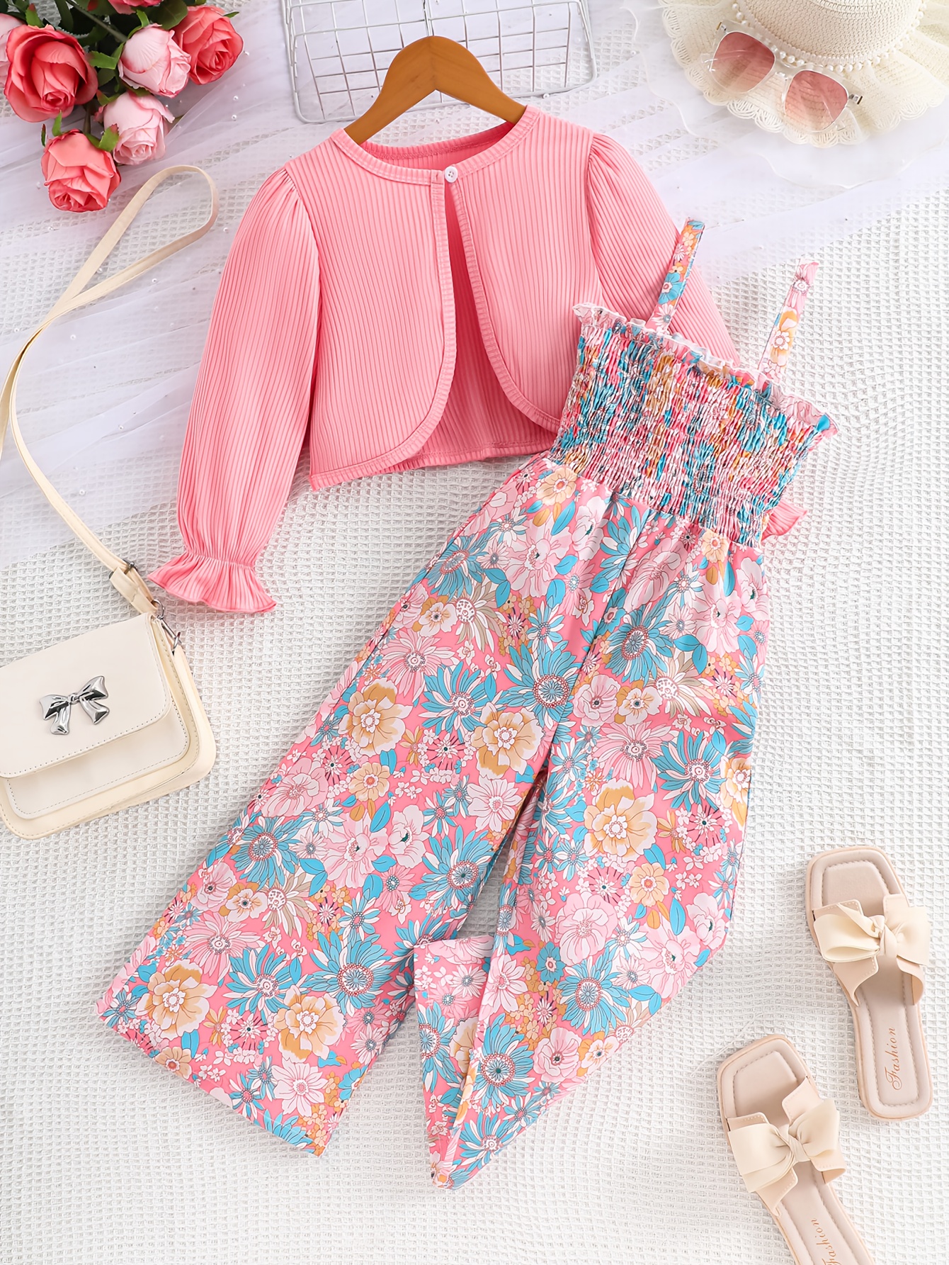 Girls Floral 2-Piece Set