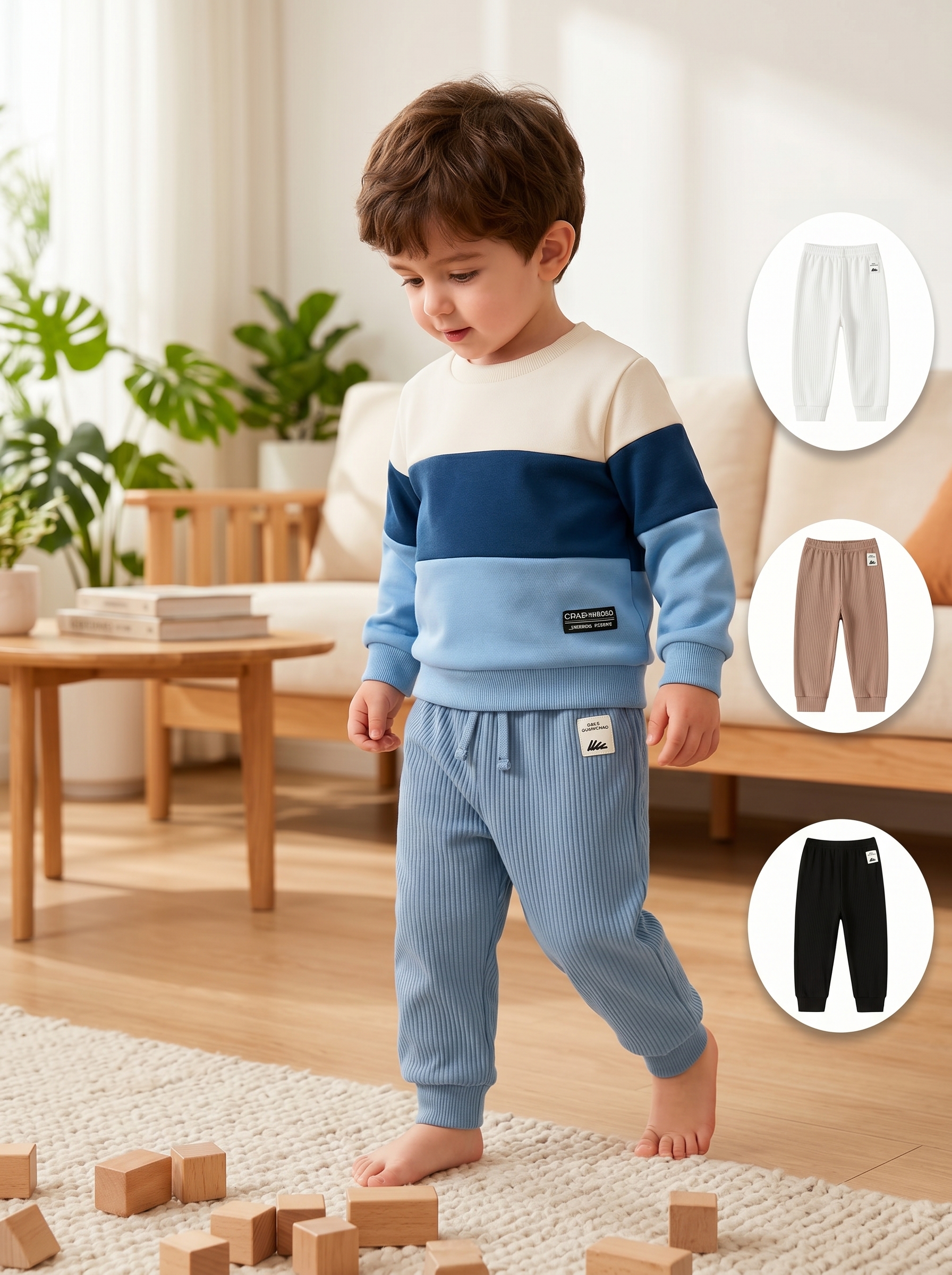 Baby Boy Pants 4-Pack